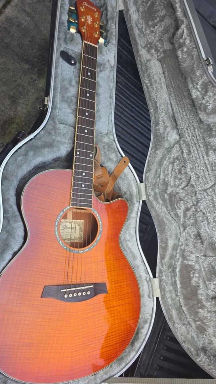 Ibanez AEG20E Acoustic-Electric Guitar with Hard Case
